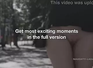 Wearing my short transparent dress outdoors