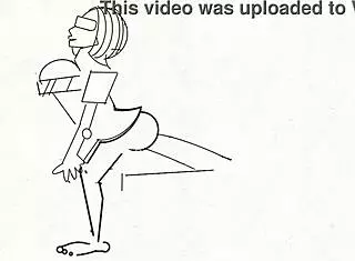 watch this wet cartoon character get smashed hard