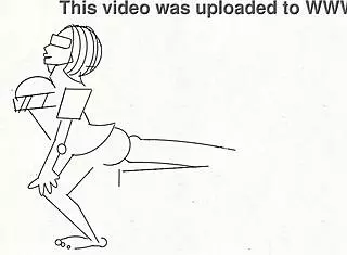 watch this wet cartoon character get smashed hard