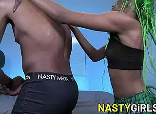 Trixxxies Feels Intense Pleasure In 10 Inch Anal Challenge