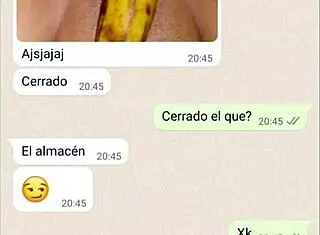 Why is my latina girlfriend so hot with that banana?