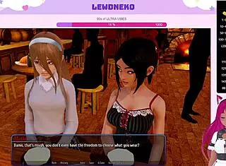 vtuber lewdneko plays harem hotel part 26