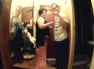 Spanish Pornstar Fucks Fat Woman Against Wall. Blowjob Leads to Cumshot on Big Ass.