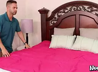 Scrawny blonde Riley Star gets deep fucked hard. Nookies delivers raw action every time!