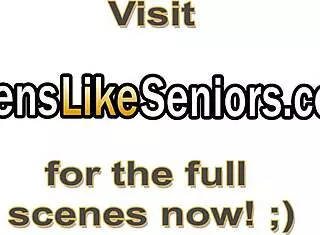 blonde teen meets old guy for intimate encounter