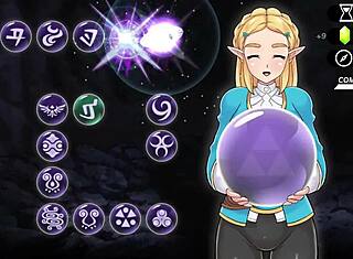 zelda explorează orbele spirituale în acțiune hentai sălbatică de joc