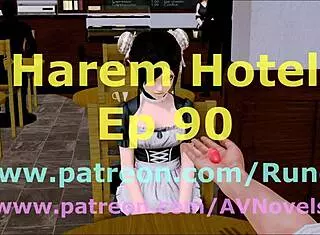 Exploring Harem Hotel 90 In Anime Style