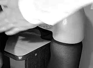 Teen secretary licks and deepthroats boss's monster cock for prize