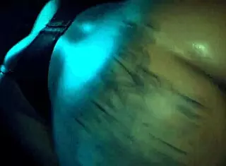 big cock fucks big tits ass in dark hardcore blowjob