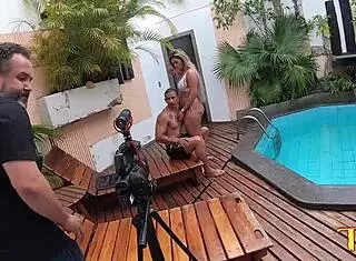 Wanessa Boyer can't control her desire for big cocks during dinner.