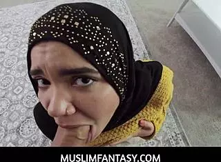 muslimfantasy - teen 18+ stepsis in hijab pays the price