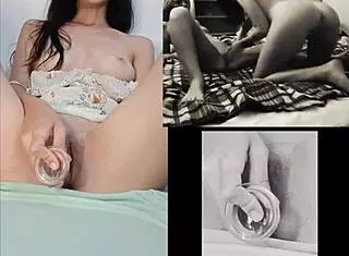 Petite 18+ Teen Masturbates Watching Lesbian Sex