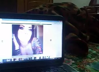 Eva receives my cum beautifully.