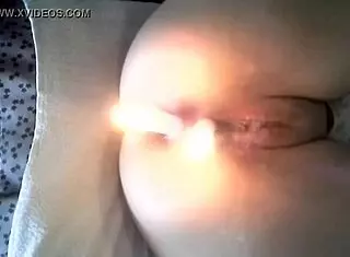 extreme bdsm with candles in pussy and ass for submissive prostitute