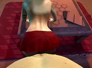 fucked my stepsister in 3d hentai sfm animation with assfucking and anal!