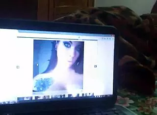 Eva receives my cum beautifully.