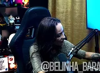 Belinha screams as ruan fingers her ass