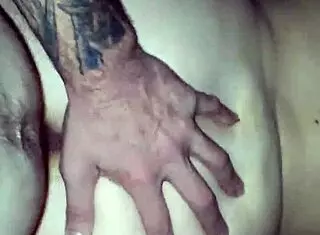 Latina brunette girlfriend enjoys homemade doggy sex with her horny friend.