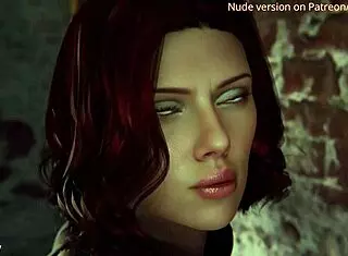 feeling the big black cock in black widow's 3some creampie adventure