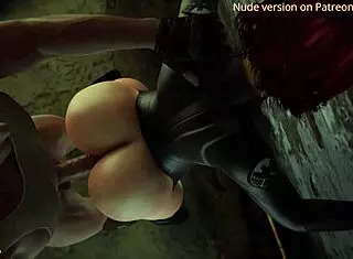 feeling the big black cock in black widow's 3some creampie adventure