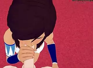 Korra Exclaims, 'Perfect Blowjob!'