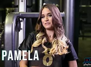 sexy black teen crushing pre-season gym workout 😍