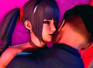 Asian MILF whore takes monster cock in game