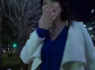 In this Japanese amateur scene, she uses toys and gives blowjob before fucking