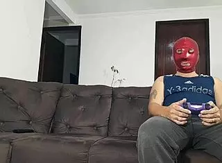 Blonde enjoys a relaxing moment in the park