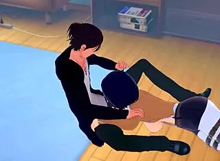 Koikatsu! Mikasa and Eren HAVE SEX in uncensored anime with BIG COCK!