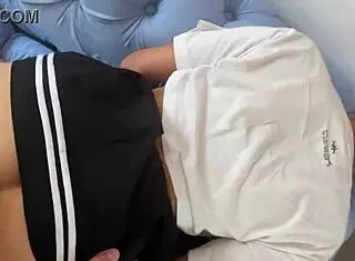 Cogiendo A Mi Mejor Amiga Vestida De Colegiala Me Vengo En Su Culo