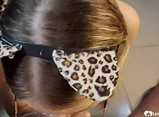 I love watching this cutie with glasses devour a big cock on her knees like a pornstar