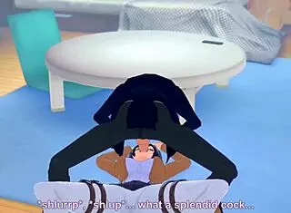 Koikatsu! Mikasa and Eren HAVE SEX in uncensored anime with BIG COCK!