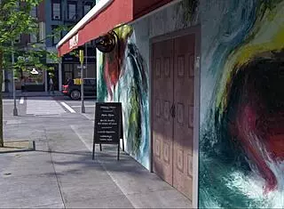 Intense pleasure as little kimberly sucks and gets banged bent over, blonde russian teen