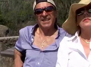 retiree feels hungry after walk, milf european brunette masturbates alone