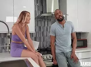 Curious stepdaughtr jc wilds peek big cock in family