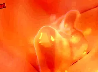 big titty futanari yang fucks multiple partners in a group threesome titty fuck session in the sauna with loop sound