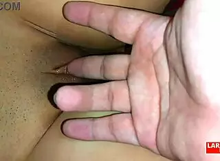 Perla Rica, let us massage you while we masturbate your shaved pussy