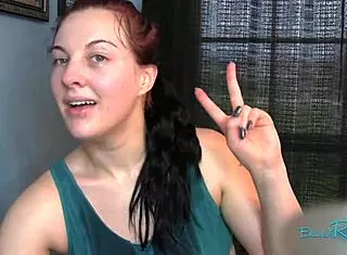 Sweat Soaked Bouncing Boobs During Milf Workout Session