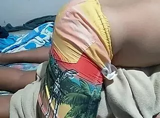 Latina brunette homemade video where she gets ass up and calls for doggystyle fuck! 😏🍑