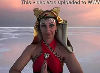 Dancing under pink sky with white salt vibes! 😊