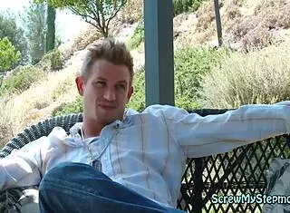 busty blonde milfs enjoy outdoor activities with piercings