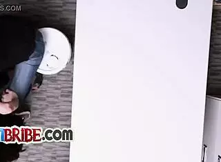 Security Guard Bangs Petite Girl