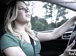 Naive Teen Pays Licence With Hardcore Blowjob