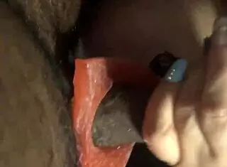 Deepthroat Queen Dezzy Eating Candy And Dick