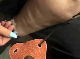 Deepthroat Queen Dezzy Eating Candy And Dick