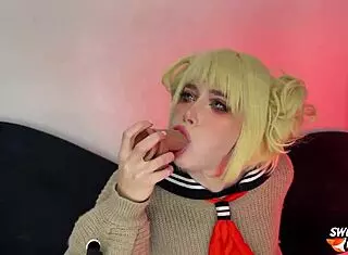 I’m so thrilled Himiko Toga’s hairy pussy got creampied on her 18th!