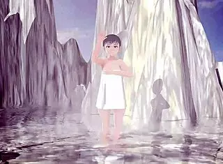 Anime Girl Leo in Mixed Bath