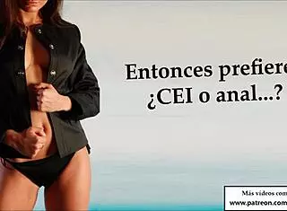 joi with spanish ladyboy shemale humiliation assfucking orgasm 😈