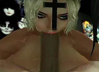 the blonde gets kissed and then fucked doggystyle